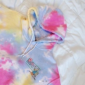 Oversized tie dye hoodie